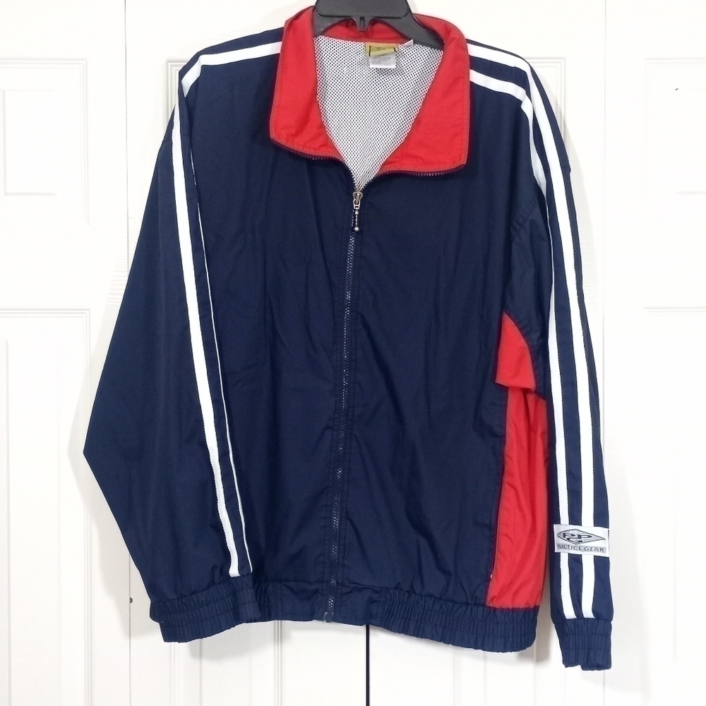Prince Practice Gear Windbreaker Red White Blue Vintage Size Large